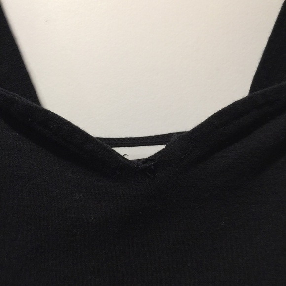 Long Spandex Dressy Black Tank Back String Design - Picture 4 of 8